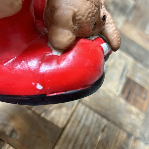 House of Lloyd Vintage Christmas Teddy Bear Planter - Picture 5 of 7